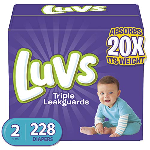Product Cover Diapers Size 2, 228 Count - Luvs Ultra Leakguards Disposable Baby Diapers, ONE MONTH SUPPLY (Packaging May Vary)