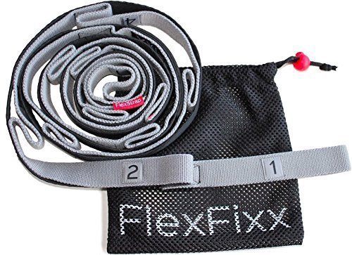 Product Cover FlexStrap Stretch Out Strap for Yoga, Dance, Fitness, Physical Therapy, Rehab to Improve Flexibility by Stretching