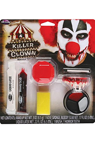 Product Cover Killer Clown Makeup Kit Costume Makeup