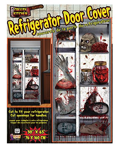 Product Cover Forum Novelties Haunted House Refrigerator Door Cover, Multicolor (75083)