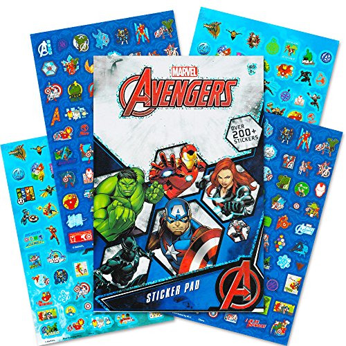 Product Cover Marvel Avengers Stickers ~ 270+ Stickers ~ Captain America, Thor, The Hulk, Iron Man, and More!