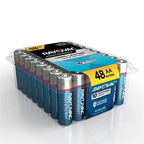 Product Cover Rayovac AA Batteries, Alkaline Double A Batteries (48 Battery Count)
