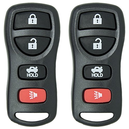 Product Cover Keyless2Go Keyless Entry Car Key Fob Replacement for Nissan Infiniti KBRASTU15 CWTWB1U733-2 PACK
