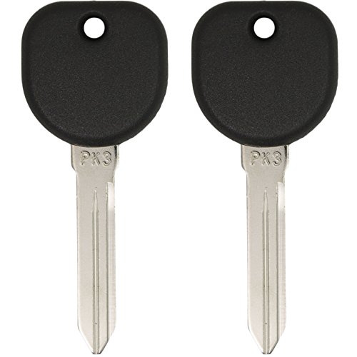 Product Cover Keyless2Go New Uncut Replacement PK3 Transponder Ignition Car Key B99 (2 Pack)