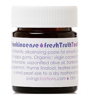Product Cover Living Libations - Organic/Wildcrafted Frankincense Fresh Truth Toothpaste (15 ml)