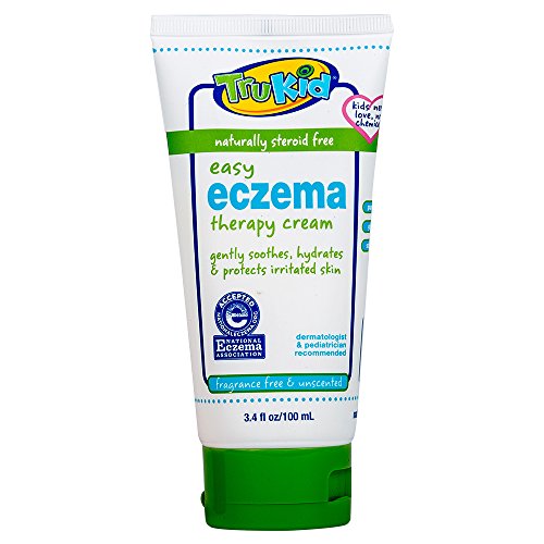 Product Cover TruKid Easy Eczema Cream - Soothing and Healing Relief Therapy for Sensitive Skin, Unscented, 3.4 oz Tube