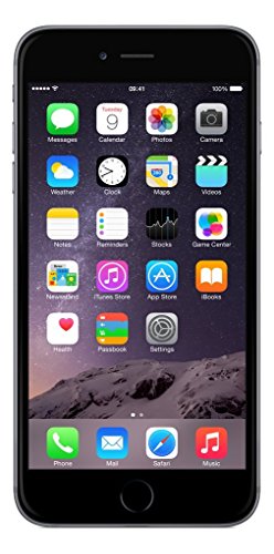 Product Cover Apple iPhone 6 Plus 16GB Factory Unlocked GSM 4G LTE Smartphone, Space Gray (Renewed)