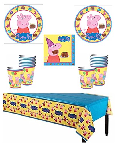 Product Cover Peppa Pig Deluxe Party Supply Pack for 16 Guests