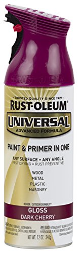 Product Cover Rust-Oleum 284959 Universal All Surface Spray Paint, 12 oz, Gloss Dark Cherry
