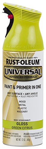 Product Cover Rust-Oleum 284962 Universal All Surface Spray Paint, 12 oz, Gloss Citrus Green
