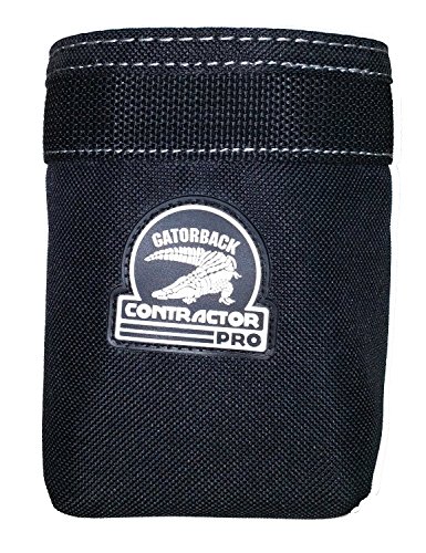 Product Cover Contractor Pro Open Add on Pouch for Tool Belts, Tool Pouches and Tool Bags. Large Pouch By Gatorback for Electrician, Carpenter, Contractor, Dry Waller, Etc...