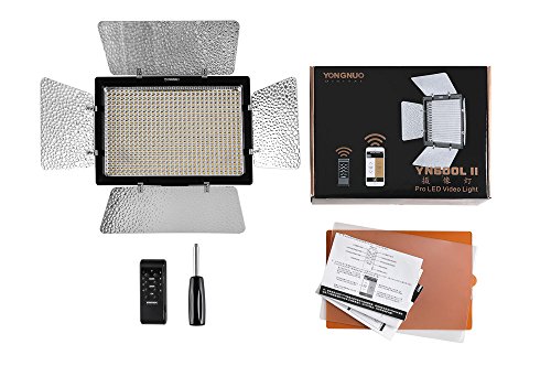 Product Cover YONGNUO YN600 II YN600L II LED Studio Video Light with Adjustable Color Temperature 3200K-5500K for The SLR Cameras Camcorders Like Canon Nikon Pentax Olympas Samsung Panasonic JVC etc.
