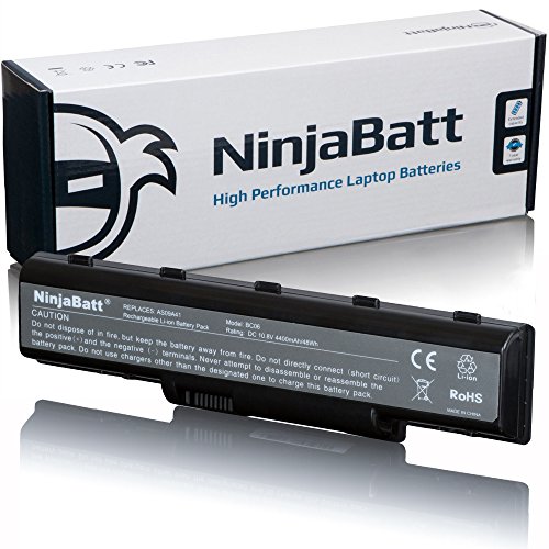 Product Cover NinjaBatt Laptop Battery AS09A31 MS2274 for Acer AS09A41 AS09A51 AS09A56 AS09A61 AS09A70 AS09A71 AS09A73 AS09A75 BT.00603.076 BT.00607.066 BT.00607.067 Aspire 5738 5732Z 7710 - [6 Cells/4400mAh/48Wh]
