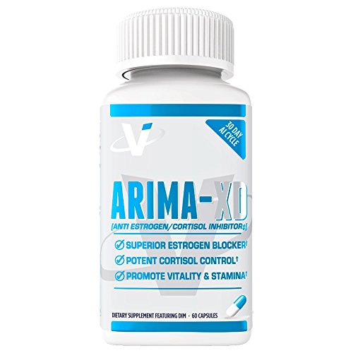 Product Cover VMI Sports, Arima-XD, 60 Count, Estrogen Inhibitor, Aromatase Inhibitor, Cortisol Blocker for Men and Women, Supplement to Support Balanced Testosterone & Estrogen Hormone Levels, On or Off Cycle