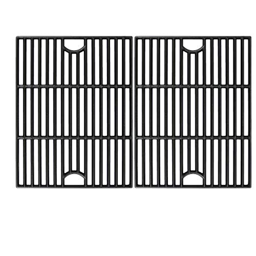 Product Cover Hisencn Repair Parts Matte Porcelain Cast Iron Cooking Grids Replacement for Nexgrill 720-0888, 720-0670A, 720-0830H, Uniflame GBC981, Kenmore 41516106210 415.16106210 Gas Grill Grates, 17 inch