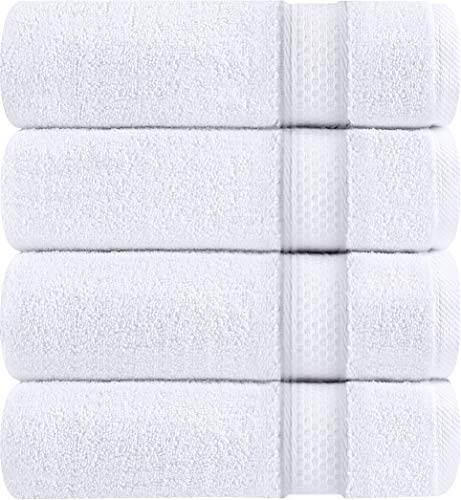 Product Cover Utopia Towels Luxury White Bath Towels, 27x54 Inch, 700 GSM Hotel Towels, White