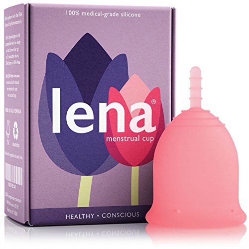 Product Cover Lena Menstrual Cup - Reusable Period Cup - Tampon and Pad Alternative - Heavy Flow - Large - Pink