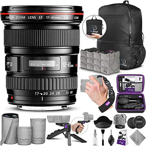 Product Cover Canon EF 17-40mm F/4L USM Ultra Wide Angle Zoom Lens with Altura Photo Essential Accessory and Travel Bundle