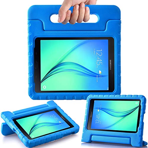 Product Cover AVAWO Kids Case for Samsung Galaxy Tab A 8.0 2015 SM-T350 - AVAWO Light Weight Shock Proof Convertible Handle Stand Kids Friendly for Samsung Tab A 8-Inch SM-T350 Tablet, Blue
