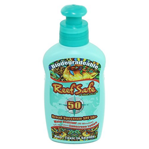 Product Cover Reef Safe Biodegradable Waterproof SPF 50+ Sunscreen Lotion, 4 fl. oz