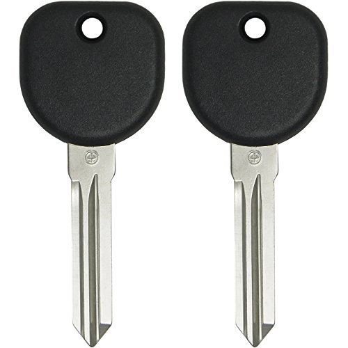 Product Cover Keyless2Go New Uncut Replacement Transponder Ignition Car Key Circle Plus B111 (2 Pack)
