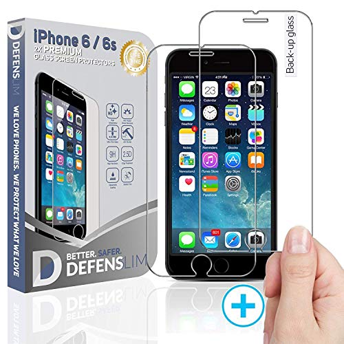 Product Cover iPhone 6 Screen Protector - 6s & 6 Shatter Resistant Tempered Glass [4.7 inch] - The Best 3D Touch Compatible Shield with Oleophobic Coating and Rounded Edges - Manufacturer Lifetime Warranty