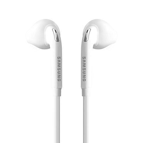 Product Cover Samsung 3.5mm Earbud Stereo Quality Headphones for Galaxy S6 / S6 Edge EO-EG920BW - Comes with Extra Eal Gels!