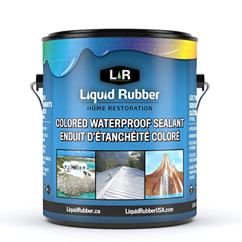 Product Cover Liquid Rubber Color Waterproof Sealant, White, 1 Gallon