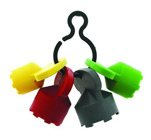 Product Cover Neoperl 11 9110 5 Cache Plastic Clip with 4 Keys, 1 of Each Size Key