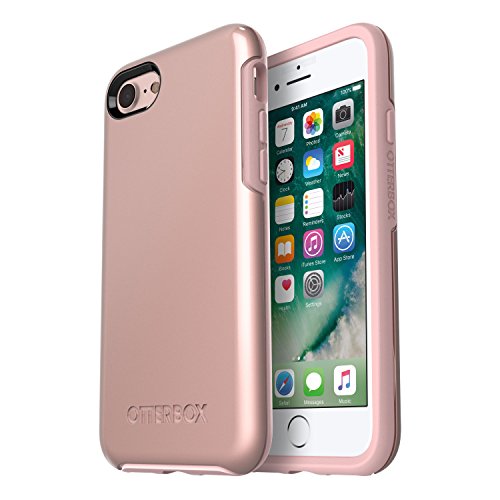 Product Cover OtterBox SYMMETRY SERIES Case for iPhone 8 & iPhone 7 (NOT Plus)  - ROSE GOLD (PALE PINK/ROSE GOLD GRAPHIC)