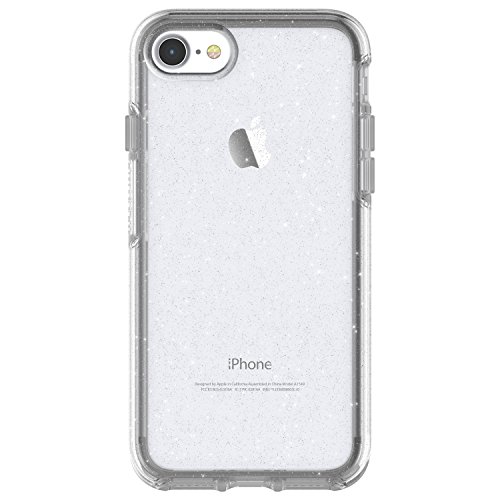 Product Cover OtterBox SYMMETRY CLEAR SERIES Case for iPhone 8 & iPhone 7 (NOT Plus)  - STARDUST (SILVER FLAKE/CLEAR)