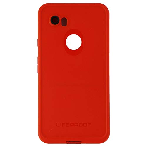 Product Cover Lifeproof FRĒ Series Waterproof Case for Google Pixel 2 XL - Retail Packaging - FIRE Run (Cherry Tomato/Sleet/Molten Lava)