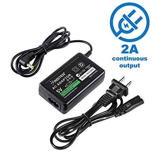 Product Cover Insten Battery Wall Charger Compatible With Sony PSP-110 PSP-1001 PSP 1000 / PSP Slim & Lite 2000 / PSP 3000 Replacement AC Adapter