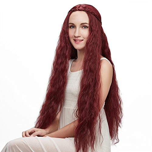 Product Cover Liz Wig Game of Thrones Character Melisandre Long Wavy Cosplay Wig 32