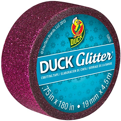 Product Cover Shurtech GLTTR-82906 Duck Crafting Tape, .75x180-Inch, Hot Pink