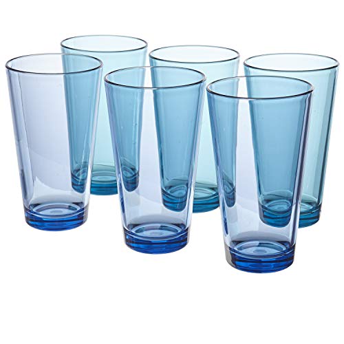 Product Cover US Acrylic Water Tumbler, Multicolor, 20 Ounce (Pack of 6)