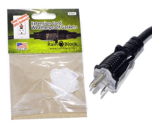 Product Cover Weatherproof Gaskets for Outdoor Electrical Connections. (5 pack)