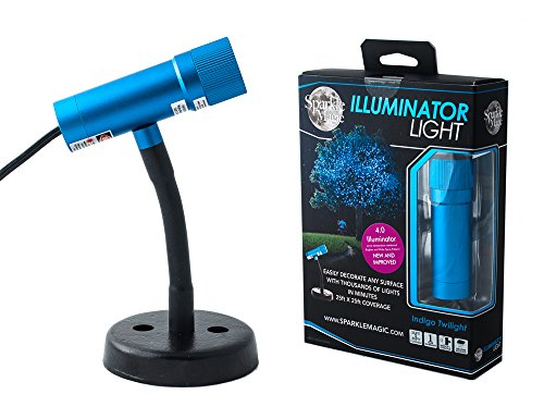 Product Cover Sparkle Magic Indigo Twilight (Blue) Illuminator Laser Light 4.0 Series (BLI4), Landscape Laser Lights, Christmas Laser Lights