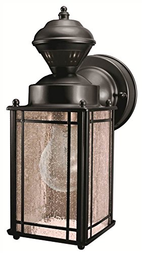 Product Cover Heathco Hz-4135-Bk Black Mission Style Motion Sensing Security Lantern
