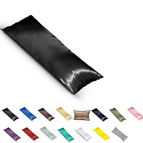 Product Cover TAOSON Silky Soft Satin Body Pillow Cover Pillowcase Pillow Protector Cushion Cover with Zippers (21