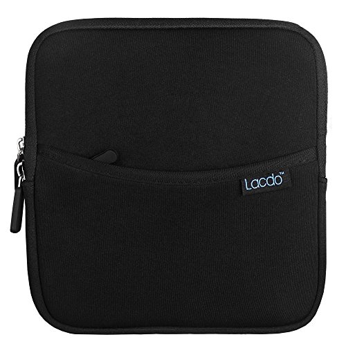 Product Cover Lacdo Shockproof External USB CD DVD Writer Blu-Ray & External Hard Drive Neoprene Protective Storage Carrying Sleeve Case Pouch Bag With Extra Storage Pocket for Apple MD564ZM/A USB 2.0 SuperDrive / Apple Magic Trackpad / SAMSUNG SE-208GB