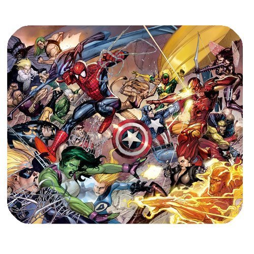 Product Cover Marvel the Avengers 2 Age of Ultron Personalized Custom Gaming Mousepad Rectangle Mouse Mat / Pad Office Accessory And Gift Design-LL762