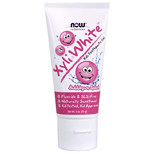 Product Cover Now Solutions, Xyliwhite Toothpaste Gel for Kids, Bubblegum Splash Flavor, Kid Approved! 3-Ounce