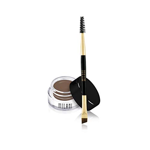 Product Cover Milani Stay Put Brow Color - Dark Brown (0.09 Ounce) Vegan, Cruelty-Free Eyebrow Color that Fills and Shapes Brows