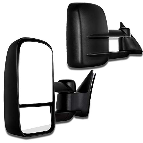 Product Cover SCITOO Towing Mirrors, fit Chevy GMC Exterior Accessories Mirrors fit C1500 C2500 C3500 K1500 K2500 K3500 1988-1998 with Convex Glass Manual Controlling and Telescoping Features