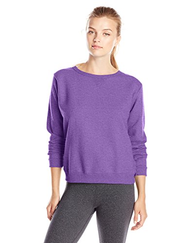 Product Cover Hanes Women's V-Notch Pullover Fleece Sweatshirt, Violet Splendor Heather, Small