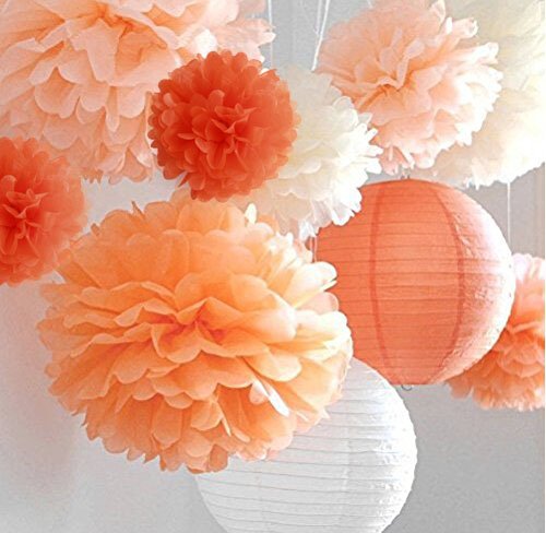 Product Cover Life Glow 12Pcs Pom Poms of 10
