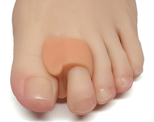 Product Cover ZenToes Pack of 4 Toe Separators and Spreaders for Bunion, Overlapping Toes and Drift Pain (Biege)