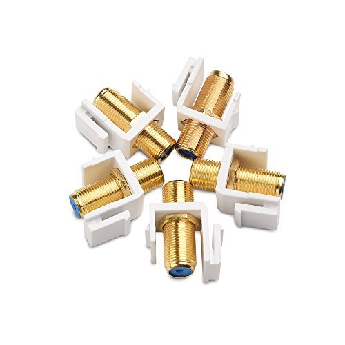 Product Cover Cable Matters 5-Pack Gold-Plated RG6 Keystone Jack Insert