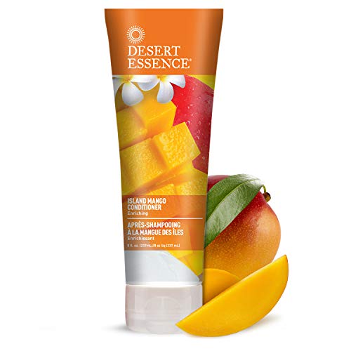 Product Cover Desert Essence Island Mango Conditioner - 8 Fl Ounce - Enriching - Detangles Hair - Naturally Moisturizes - Soft & Supple - Refreshing - Smooth & Silky - Shea Butter - Jojoba Oil